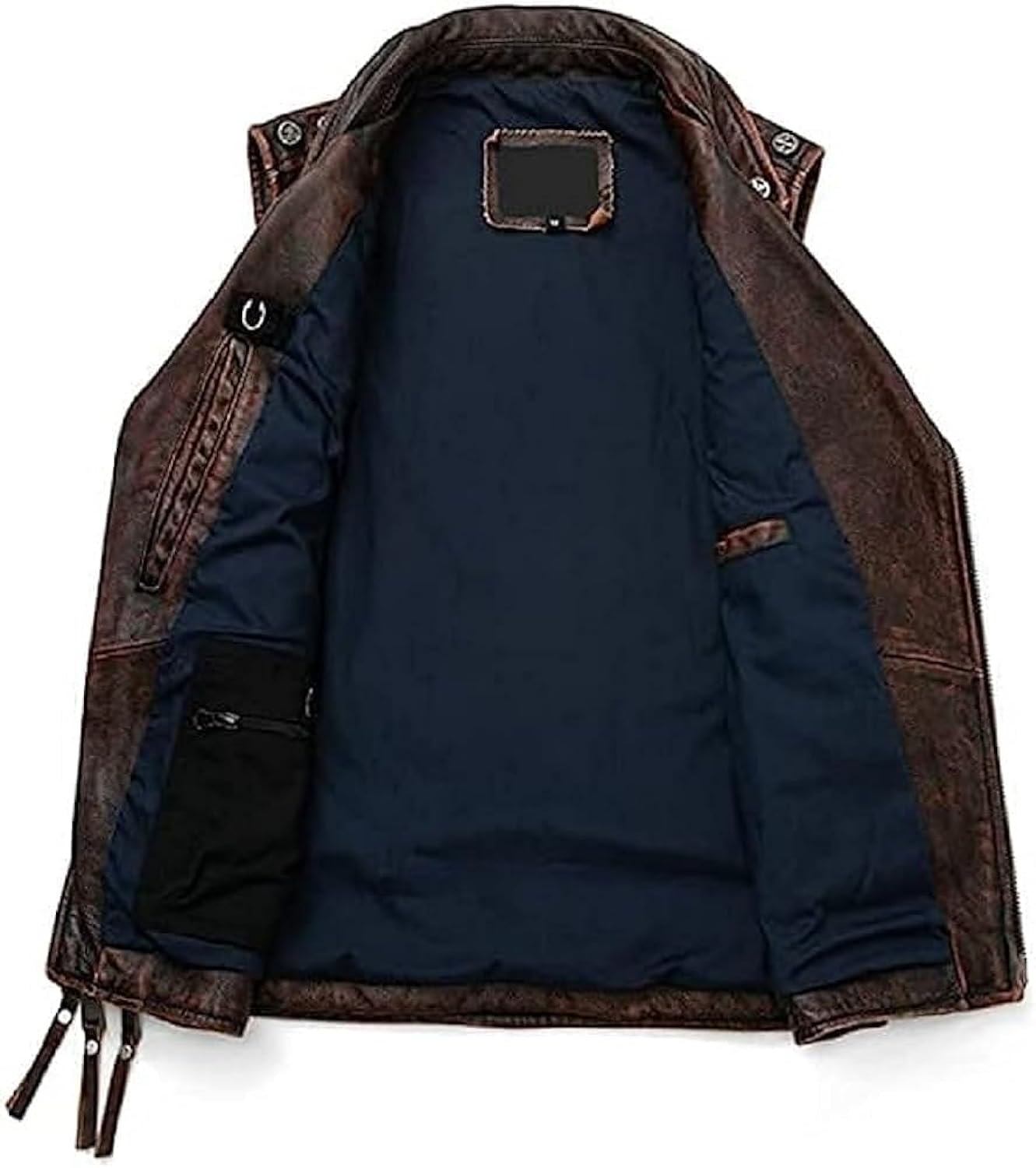 Biker Men's Brando Genuine Cowhide Leather Vest