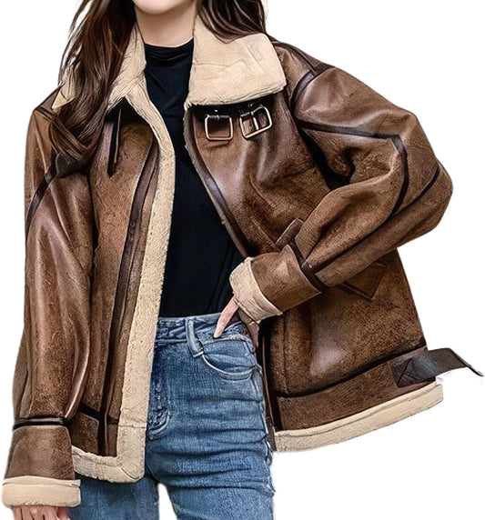 Elegant Sheepskin Winter Jacket: Style, Warmth, Fashion Statement