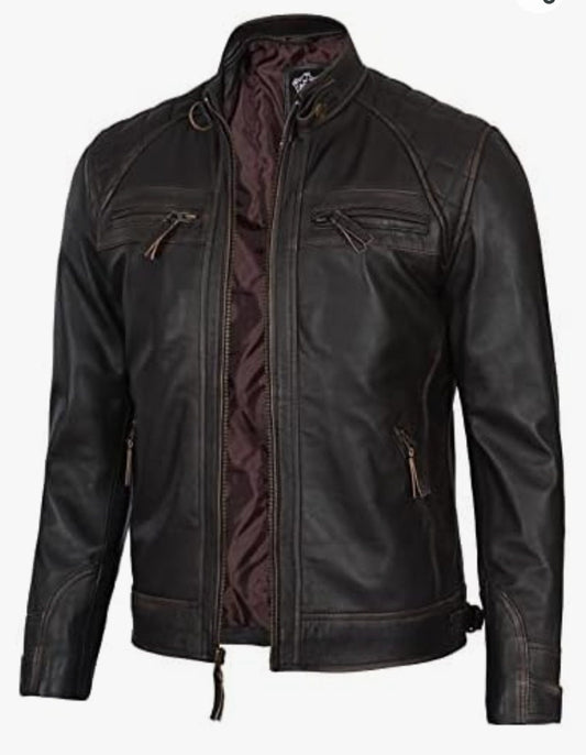 Black Leather Jacket Men,Biker ,Flight Military-Black Jacket,vintage, Gift Leather jacket s,Mens Leather Coats and jackets ,Leather Jacket women s |Leather coats for men 