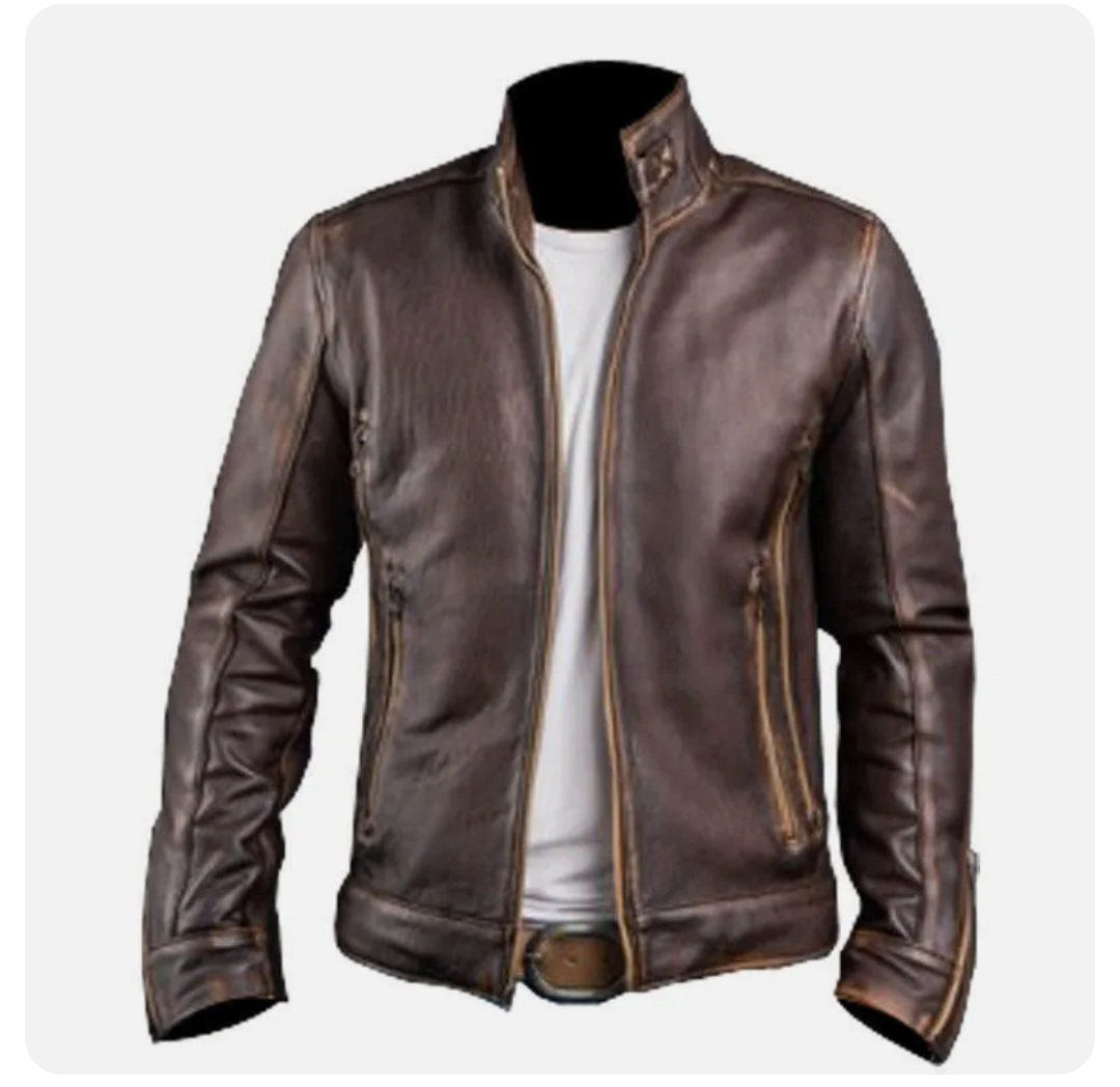 Brown Leather Jacket Men,Biker ,Flight Military-Black Jacket,vintage, Gift Leather jacket s,Mens Leather Coats and jackets ,Leather Jacket women s |Leather coats for men 