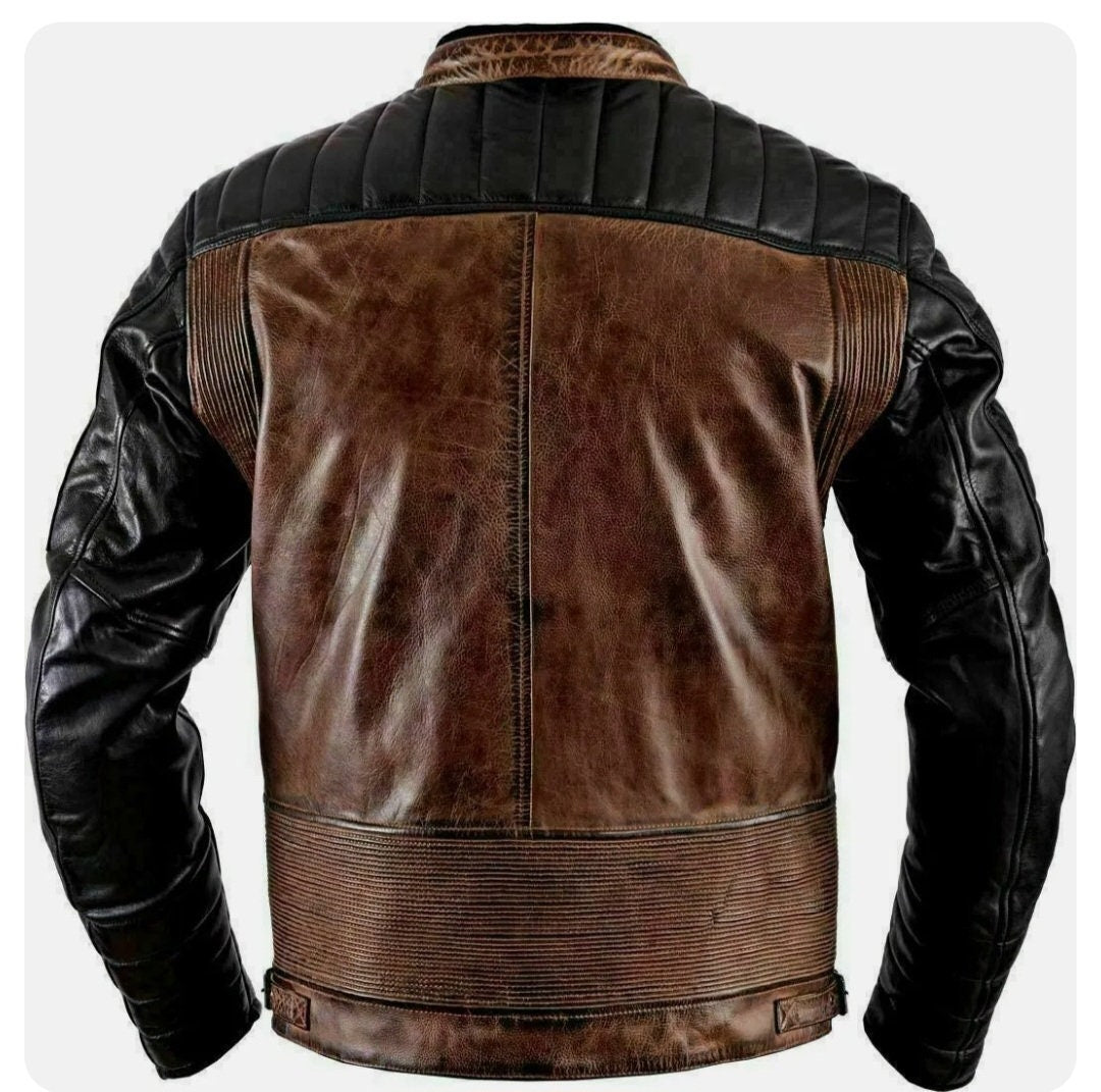 Black & Brown Leather Jackets for Men