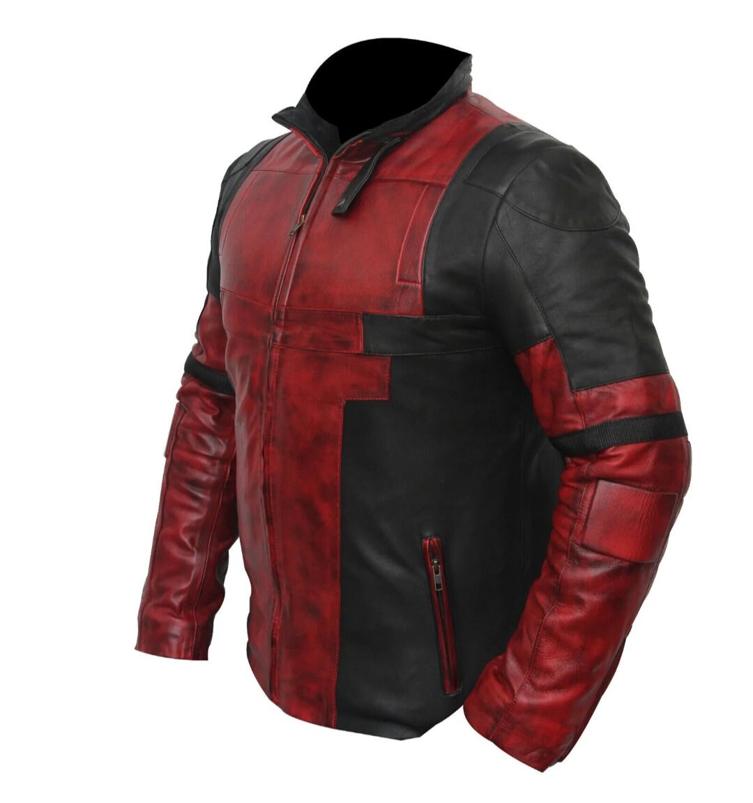 Ryan Reynolds Deadpool Leather Jacket Cosplay Costume